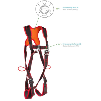 Arnés anticaídas 21-C Atex Plus