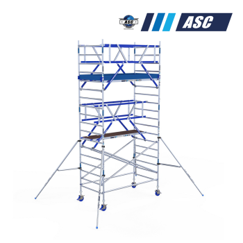 Torre móvel INDUSTRIAL ASC 135x250 6m de altura de trabalho