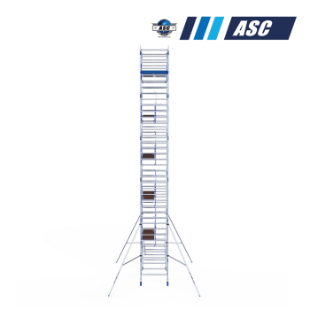 Torre móvel INDUSTRIAL ASC 135x250 12m de altura de trabalho