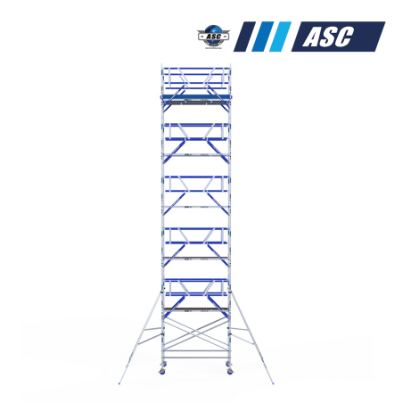 Torre móvil INDUSTRIAL ASC 135x250 12m altura de trabajo