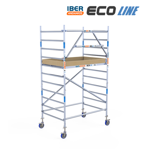 Torre de andaime móvel 135x190x420 m | LINHA ECO EXTRA