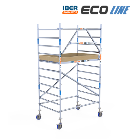 Torre de andaime móvel 135x190x420 m | LINHA ECO EXTRA