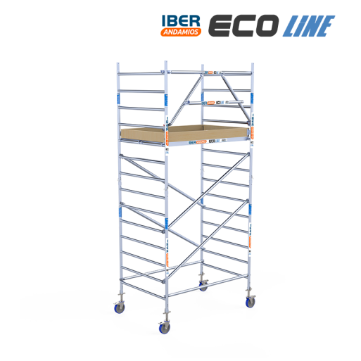 Torre de andaime móvel 135x190x520 m | LINHA ECO EXTRA