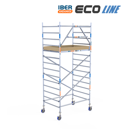 Torre de andaime móvel 135x190x520 m | LINHA ECO EXTRA