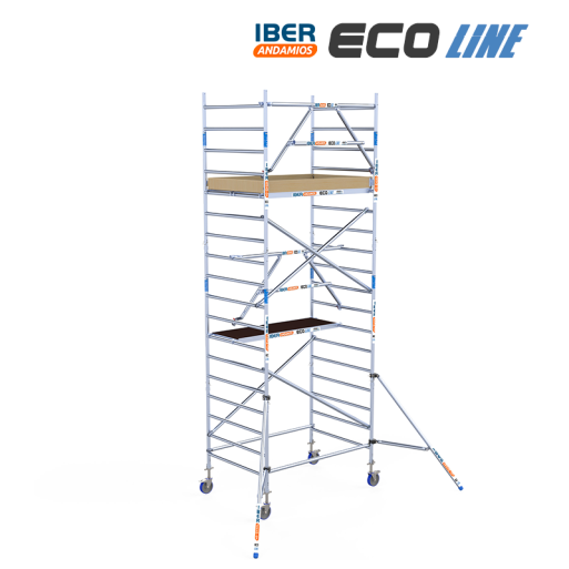Torre de andaime móvel 135x190x620 m | LINHA ECO EXTRA