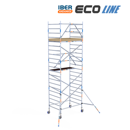 Torre de andaime móvel 135x190x720 m | LINHA ECO EXTRA