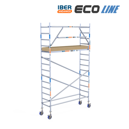 Torre de andaime móvel 75x250x520 m | LINHA ECO EXTRA