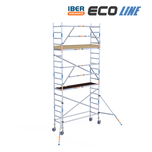 Torre de andamio móvil 75x250x620 m | LÍNEA ECO EXTRA