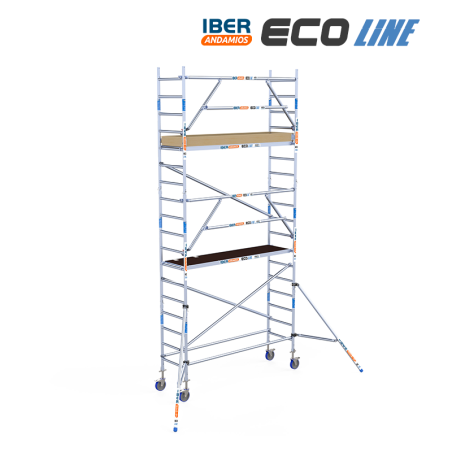Torre de andamio móvil 75x250x620 m | LÍNEA ECO EXTRA