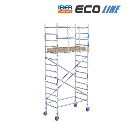 Torre de andaime móvel 90x190x520 m | LINHA ECO