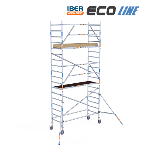Torre de andaime móvel 90x250x620 m | LINHA ECO EXTRA