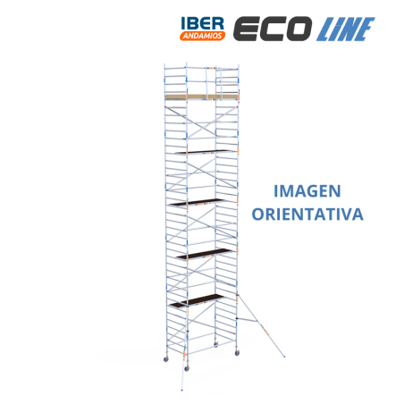 Torre de andaime móvel 135x250x1320 m | LINHA ECO