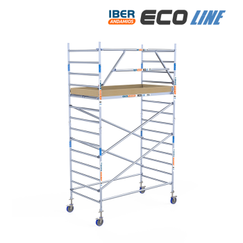 Torre de andamio móvil 135x250x520 m | LÍNEA ECO EXTRA