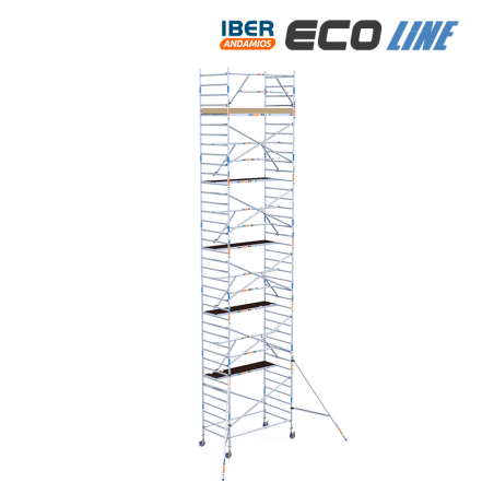 Torre de andaime móvel 135x250x1220 m | LINHA ECO EXTRA