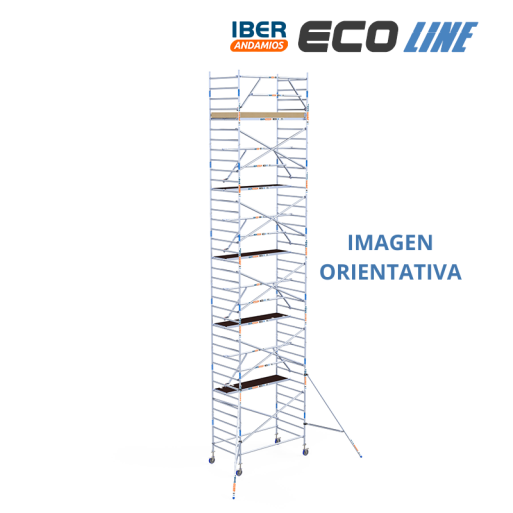 Torre de andamio móvil 135x250x1320 m | LÍNEA ECO EXTRA