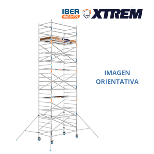 Torre de andamio móvil 150x190x1420 | Línea XTREM
