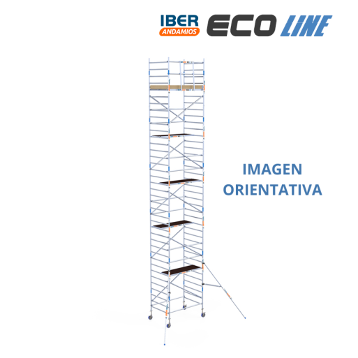 Torre de andamio móvil 135x190x1420 m | LÍNEA ECO