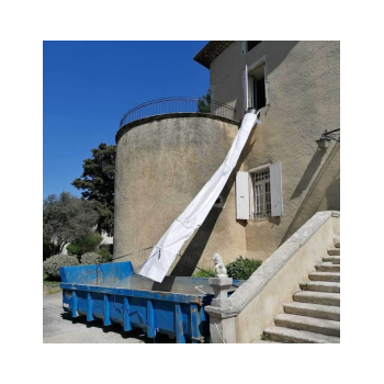 Bajante de Escombros Flexible Ø50 cm (3m) | Alta Resistencia