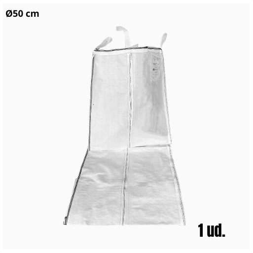 Tubo de descida de detritos flexível Ø50 cm (3 m) | Alta resistência