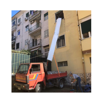 Tubo de descida de detritos flexível Ø80 cm (5 unidades)