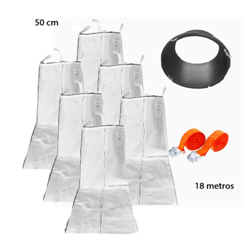 Cópia de Cópia de Cópia de Cópia de Cópia de Pack bajante de escombros flexible - Ø50 cm y 3 metros