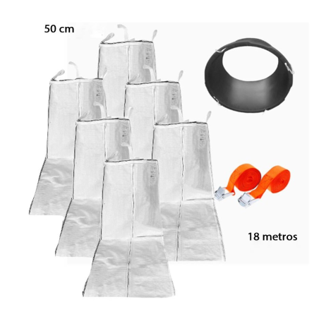 Cópia de Cópia de Cópia de Cópia de Cópia de Pack bajante de escombros flexible - Ø50 cm y 3 metros
