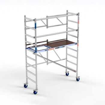 Andamio plegable industrial 75x190 3,85 m AT con barras extra