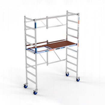 Andamio plegable industrial 75x190 3,85m Altura de trabajo con trampilla