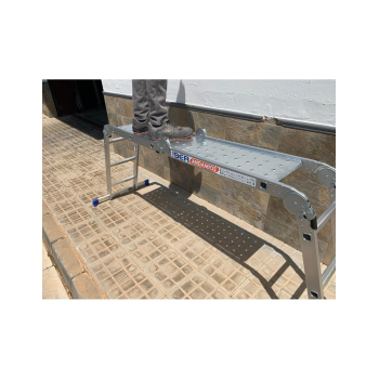 Escalera Plataforma Multifuncional 4x3 de Aluminio | Iberandamios