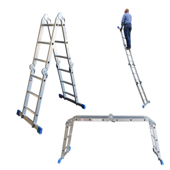 Escalera Plataforma Multifuncional 4x3 de Aluminio | Iberandamios