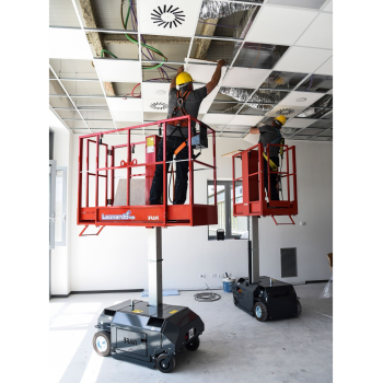 Plataforma Elevatória Autopropulsionada Bravi Leonardo HD | Altura 4.9m e Carga 180kg