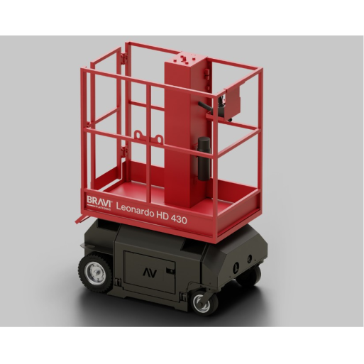 Plataforma Elevatória Autopropulsionada Bravi Leonardo HD 430 | Altura 4.3m