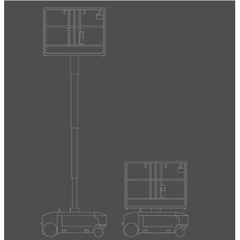 Plataforma Elevatória Autopropulsionada Bravi LUI 460 | Altura 4.6m