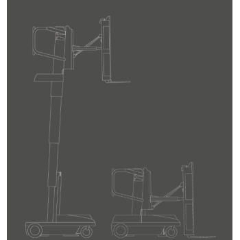 Plataforma de Colheita de Encomendas Bravi Sprint Tire Lifter – Altura de Trabalho 5,35 m