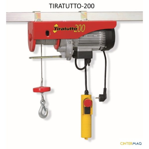 Elevador Elétrico de Bandeira Tiratutto 200 – 200 Kg e 20 Metros