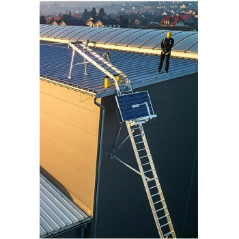 Elevador de Escalera Eléctrico para Paneles Solares y Materiales – 12 Metros y 250 Kg