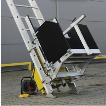 Elevador de Escalera Eléctrico para Paneles Solares y Materiales – 12 Metros y 250 Kg