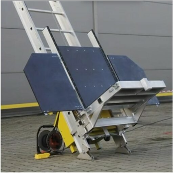 Elevador de Escalera Eléctrico para Paneles Solares y Materiales – 12 Metros y 250 Kg