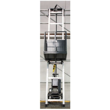 Elevador de Escalera Vertical Minor CAMAC – Capacidad 200 Kg y 15,3 m altura de elevación