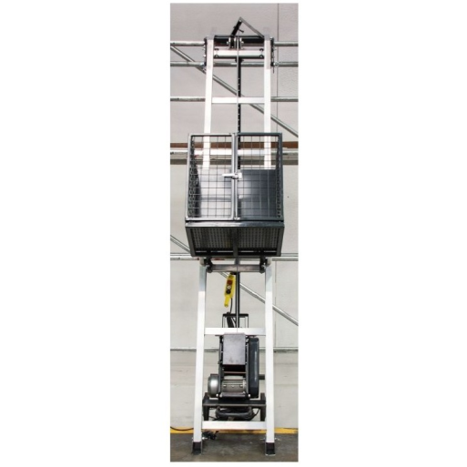 Plataforma elevatória vertical CAMAC Minor – Capacidade de 200 kg e altura de elevação de 30,00 m
