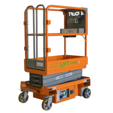 Plataforma de Tesoura Autopropulsionada AXO LIFT P300T (Altura de Trabalho 4,95 m)