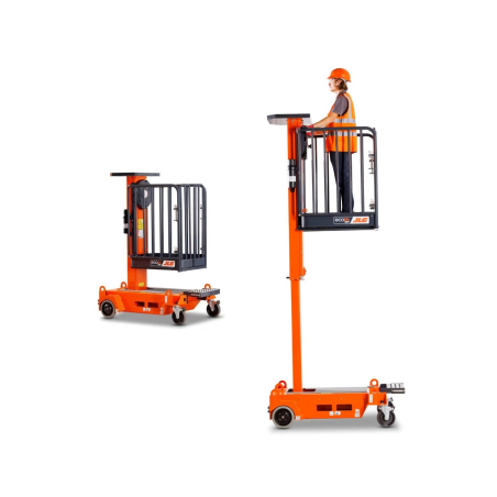 Plataforma Elevadora de Personal de Empuje y Elevación Manual Ecolift WR (Altura de Trabajo 4,20 m)