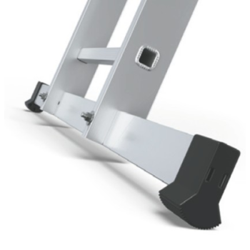 Escalera multiusos aluminio tres tramos 8 peldaños