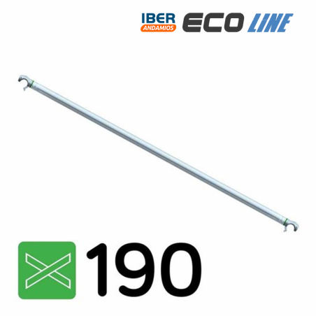 Barra diagonal 190 cm | LINHA ECO