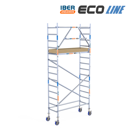 Torre de andamio móvil 75x190x520 m | LÍNEA ECO EXTRA