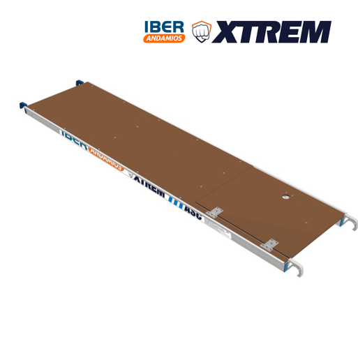 Plataforma 250 com portinhola para andaimes rebatíveis e torres móveis | LINHA XTREM