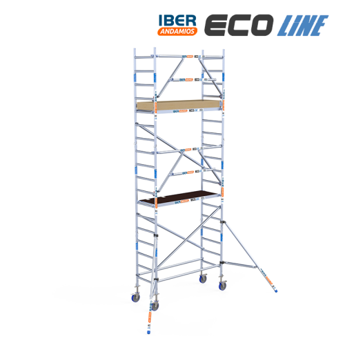 Torre de andamio móvil 75x190x620 m | LÍNEA ECO EXTRA