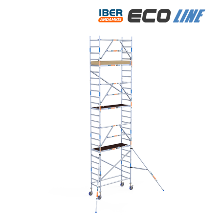 Torre de andamio móvil 75x190x820 m | LÍNEA ECO EXTRA