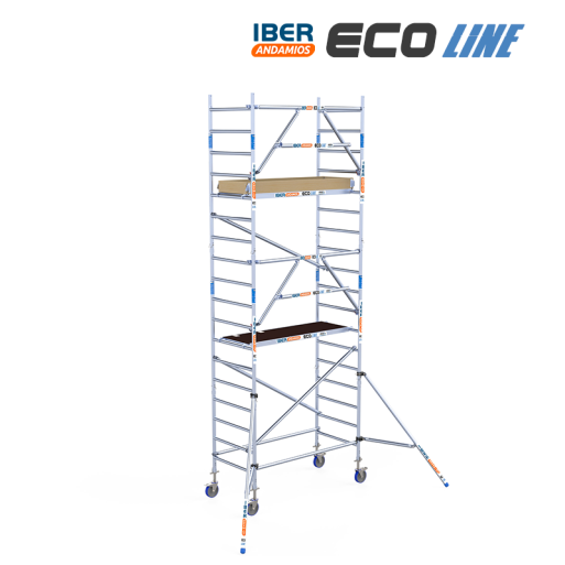 Torre de andaime móvel 90x190x620 m | LINHA ECO EXTRA