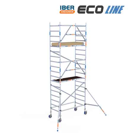 Torre de andamio móvil 90x190x620 m | LÍNEA ECO EXTRA